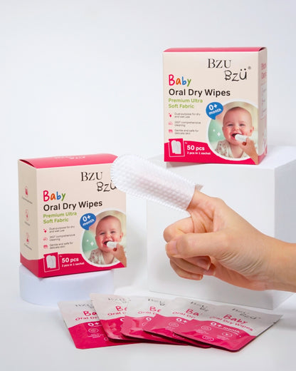 Baby Oral Dry Wipes 50pcs