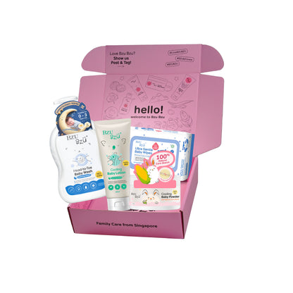 BZU BZU Baby Care Essential Gift Box (Head to Toe + Cooling Baby Lotion + Cooling Powder + UG Baby Wipes 80s)