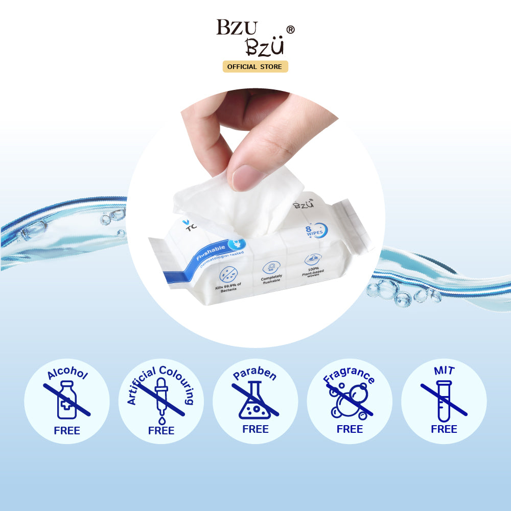 Wet Toilet Paper (6 Packs x 8s)