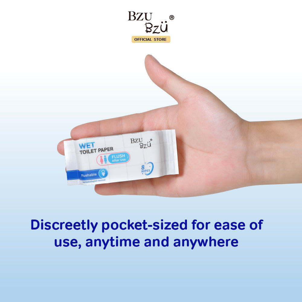 Wet Toilet Paper (6 Packs x 8s)