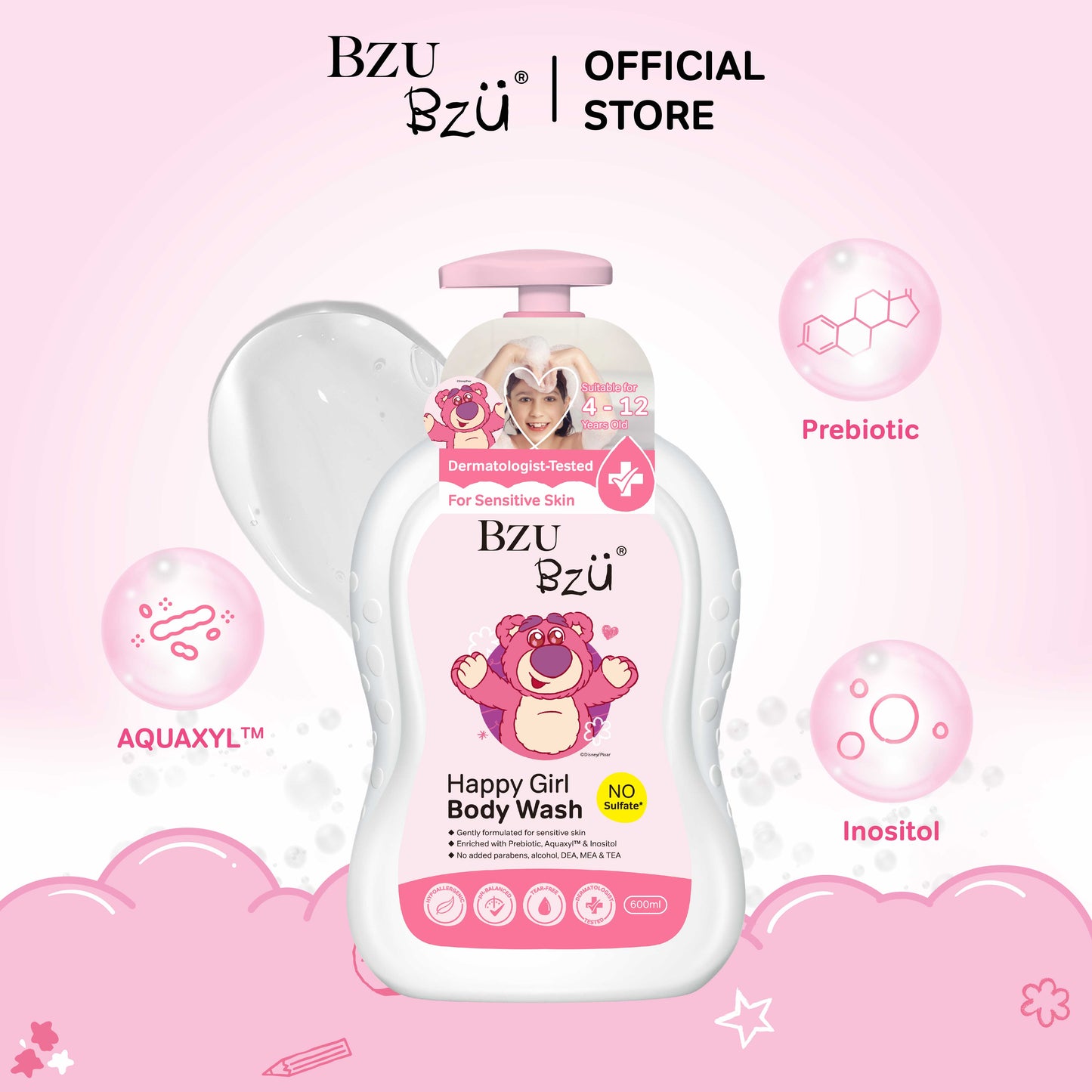 Toy Story - Happy Girl Body Wash 600ml
