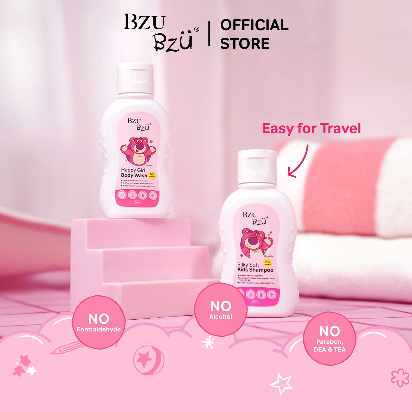 Toy Story Happy Girl Toiletries Travel Kit