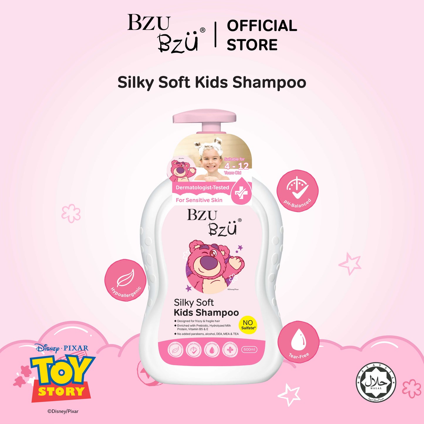 Toy Story - Silky Soft Kids Shampoo 600ml
