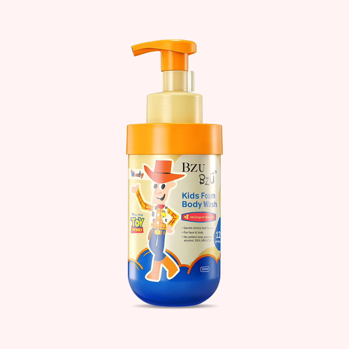 Toy Story - Moringa & Vitamin B5 Kids Foam Body Wash (500ml)