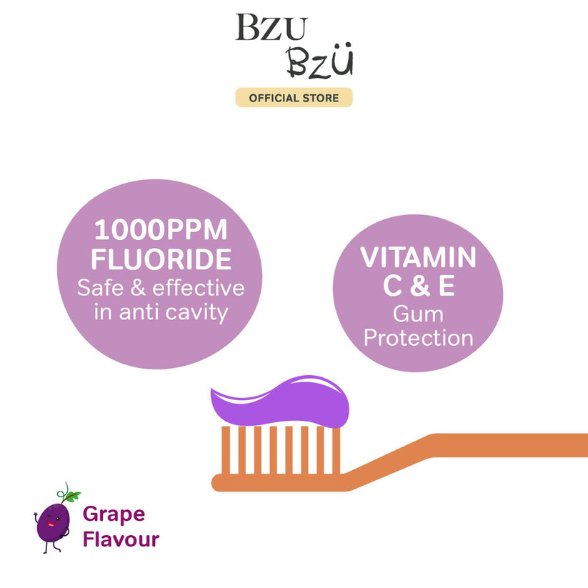 Kids Toothpaste (50g) – BZU BZU MALAYSIA