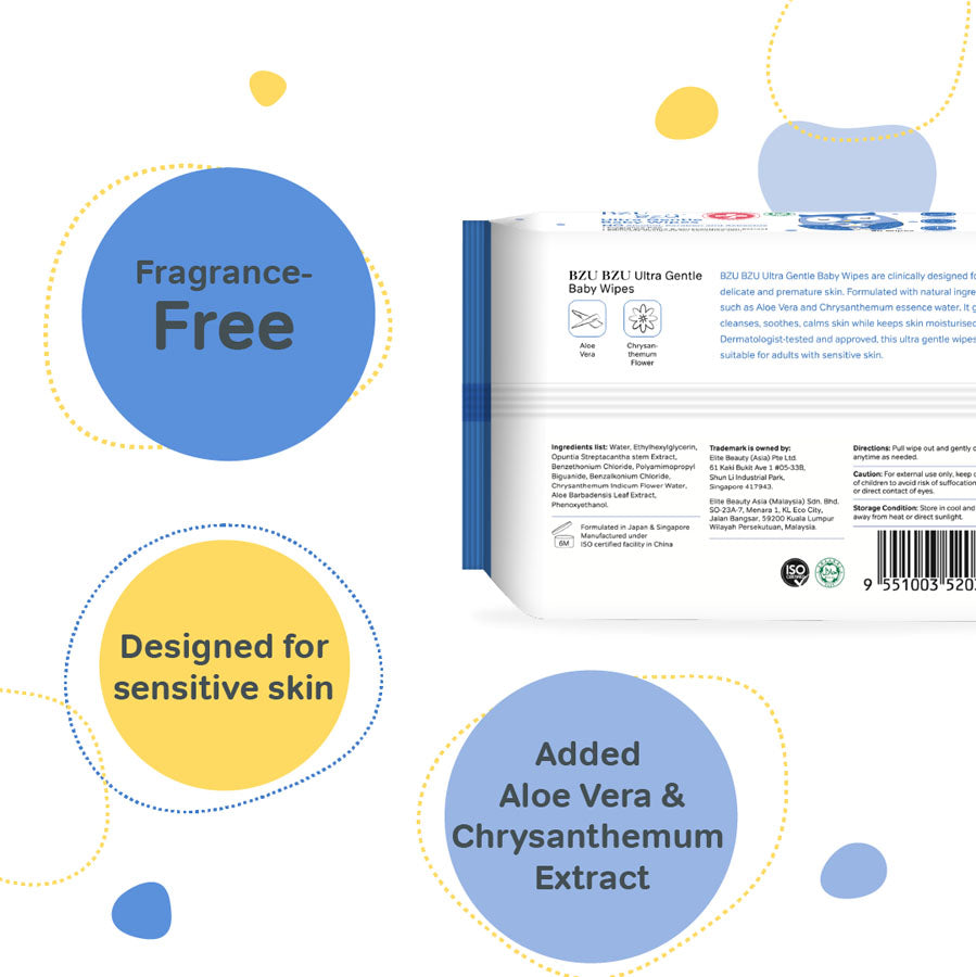 Ultra Gentle Baby Wipes 80s