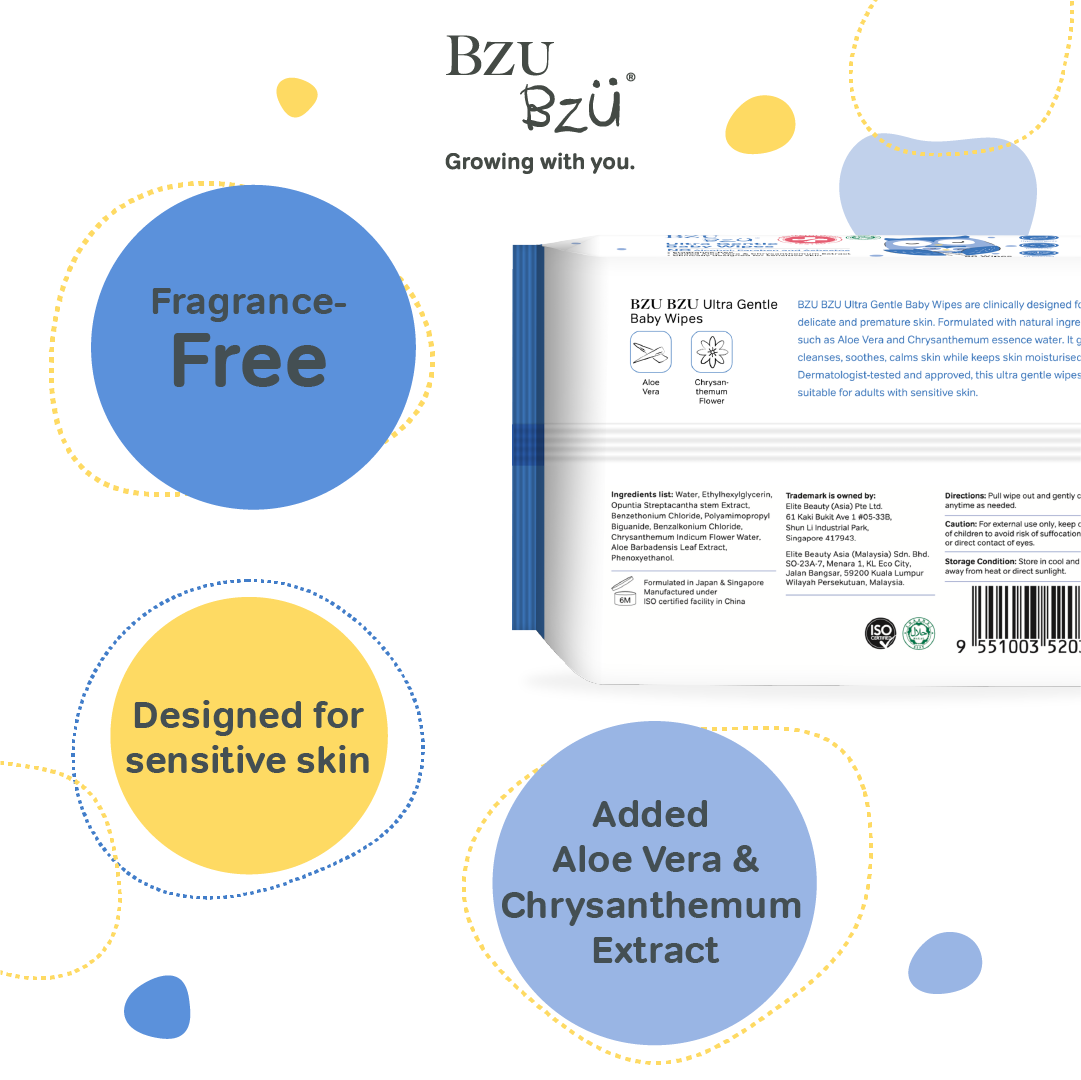 Ultra Gentle Baby Wipes 10s