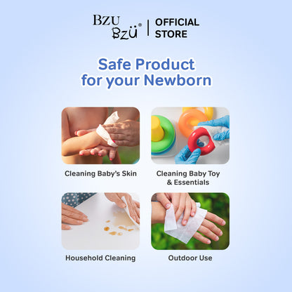 Ultra Gentle Baby Wipes 80's x 12 (pack)