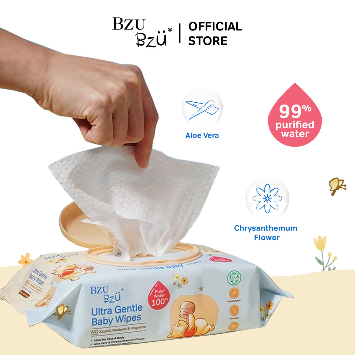 WTP [Value Pack] Ultra Gentle Baby Wipes 80's