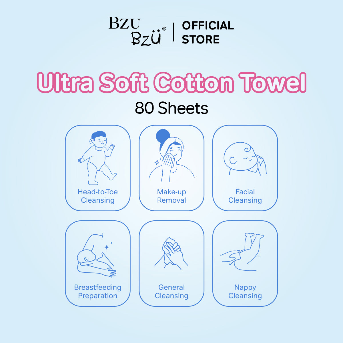Ultra Soft Cotton Towel 80s