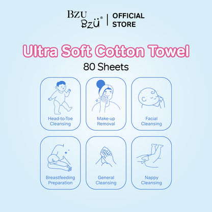 Ultra Soft Cotton Towel 80s