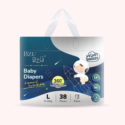 🎁 VelvetBreeze Baby Diapers - Pants (100% off)