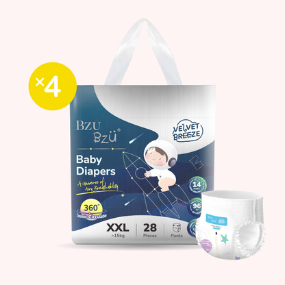 VelvetBreeze Baby Diapers - Pants [Carton Deal]