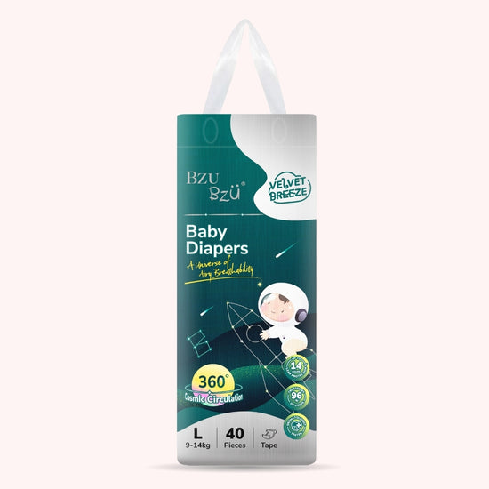 VelvetBreeze Baby Diapers - Tape