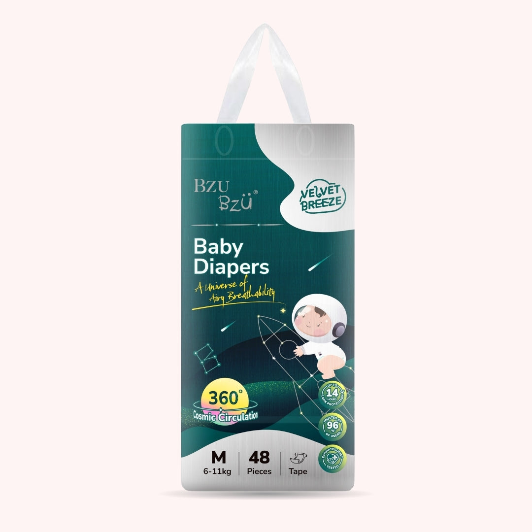 VelvetBreeze Baby Diapers - Tape