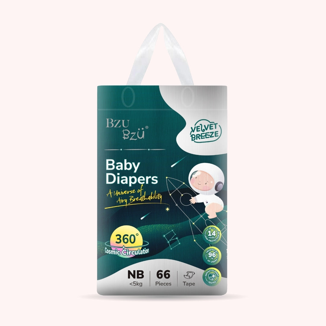 🎁 VelvetBreeze Baby Diapers - Tape (100% off)