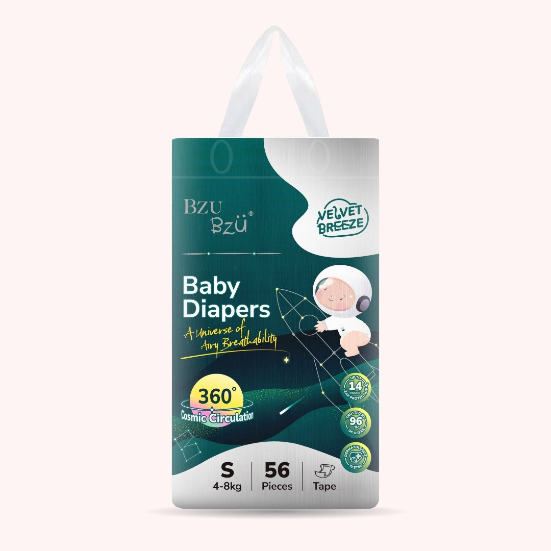 🎁 VelvetBreeze Baby Diapers - Tape (100% off)