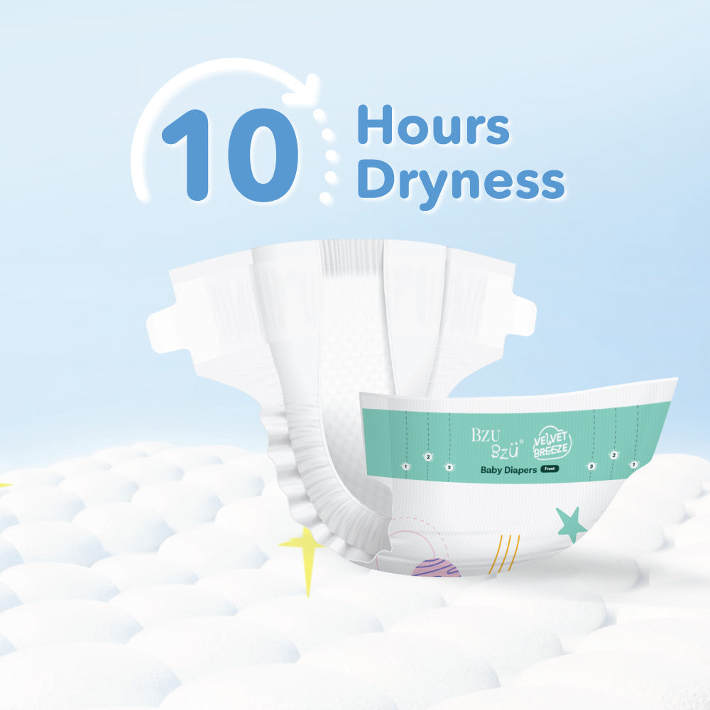 VelvetBreeze Baby Diapers - Tape