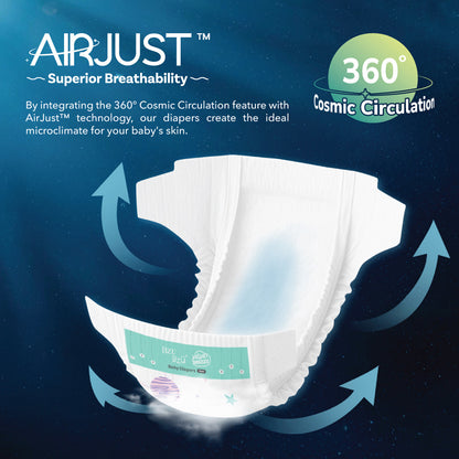 VelvetBreeze Baby Diapers - Tape