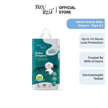 Load image into Gallery viewer, VelvetBreeze Baby Diapers - Tape
