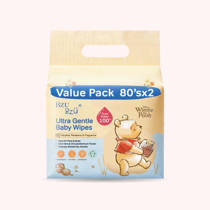 WTP [Value Pack] Ultra Gentle Baby Wipes 80's