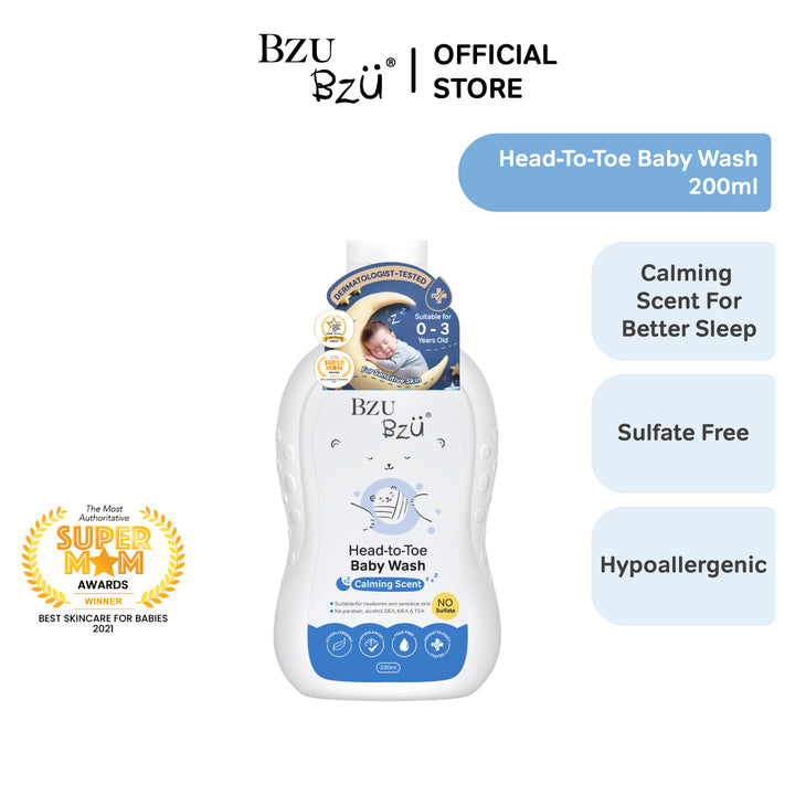 BZU BZU Baby Care Essential Gift Box (Head to Toe + Cooling Baby Lotion + Cooling Powder + UG Baby Wipes 80s)