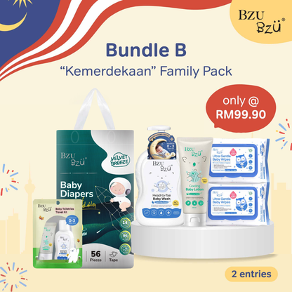 KEMERDEKAAN Family Pack- Tape [baby gift set]